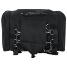 Vance VS381 Black Nylon Motorcycle Trunk Bag-Back View