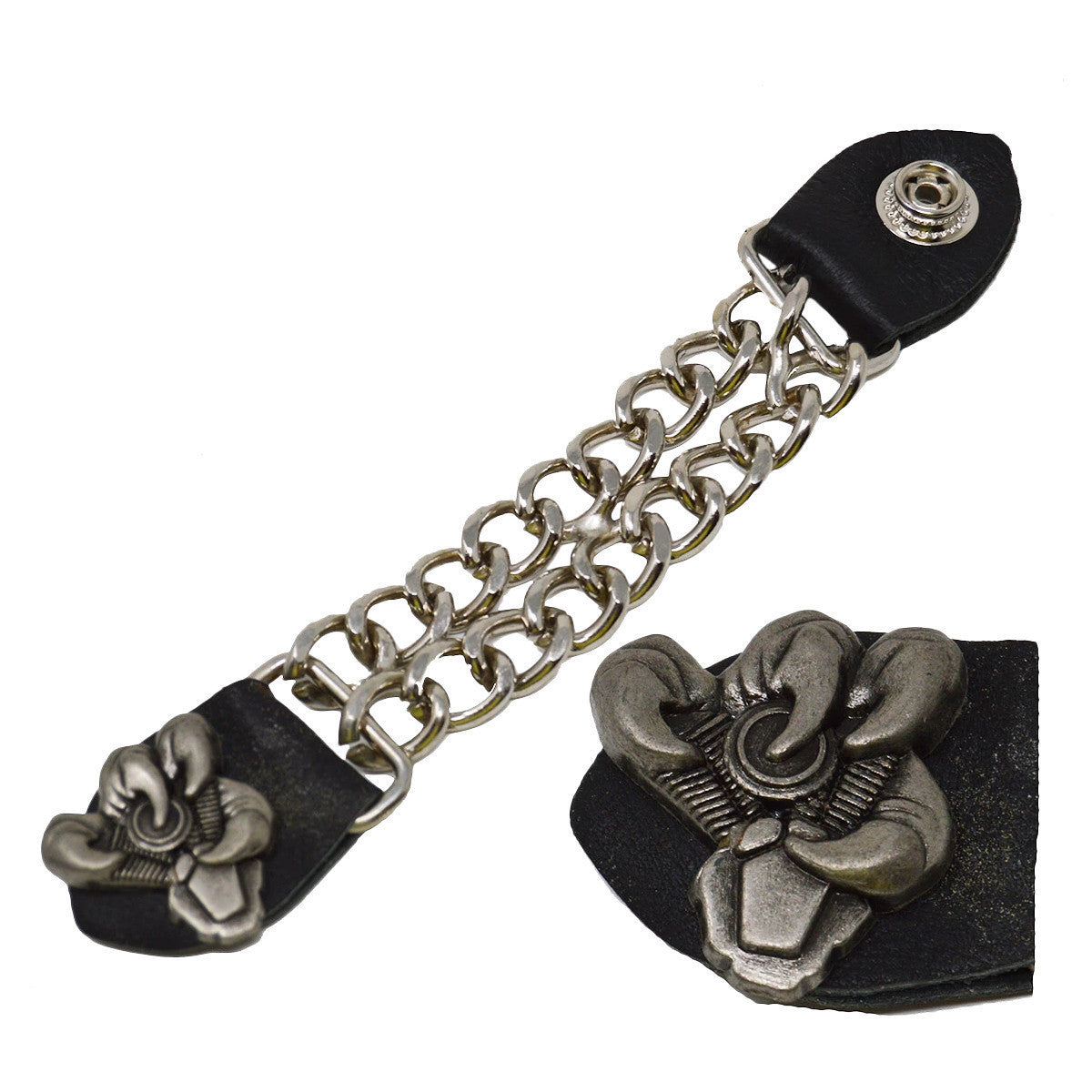 Vance Leather Biker Motorcycle Vest Extenders - Eagle claw