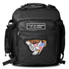 Vance-VS326-Rival-Series-3pc-Rock-Design-Top-grain-High-Quality-Leather-Sissy-Bar-Bag-Set-front