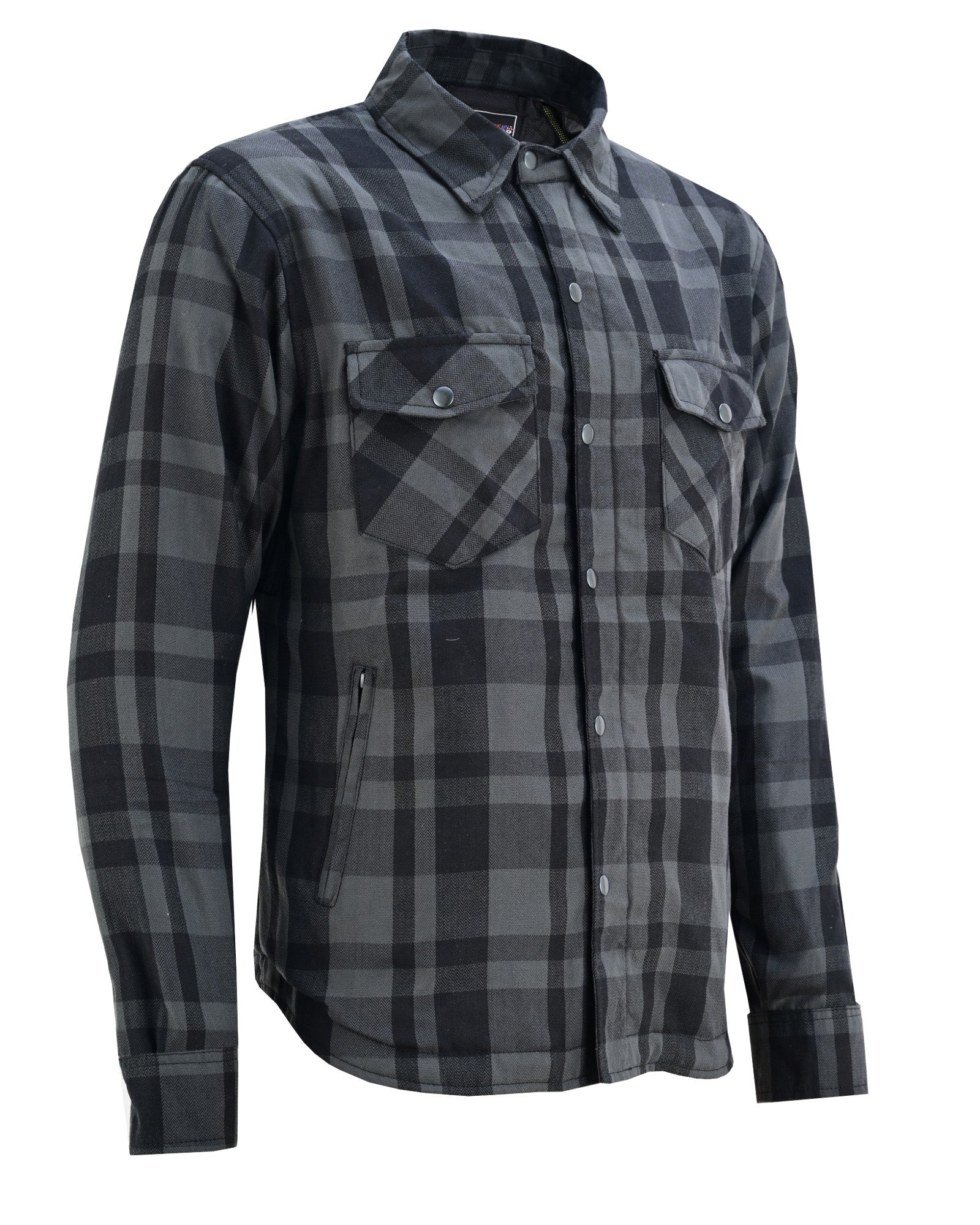 mens-armored-motorcycle-flannel-shirt-multiple-pockets-ce-level-2-armor-reinforced-by-kevlar-by-dupont-water-resistant-grey-main