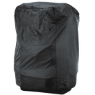 Vance VS1349 Black Studded Large Deluxe Motorcycle Luggage Travel Touring Sissy Bar Bag - Rain Cover