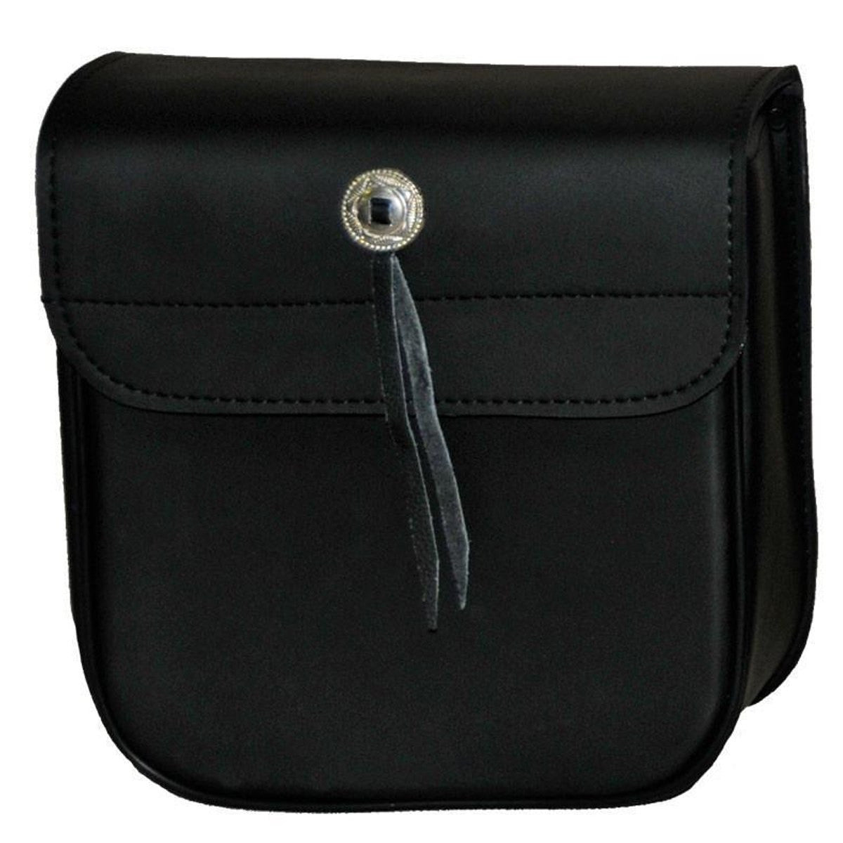 Vance VS301 Small Plain Motorcycle Sissy Bar Bag for Harley Davidson Motorcycles