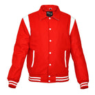 Premium Varsity Jacket Wool & Real Leather Sleeves