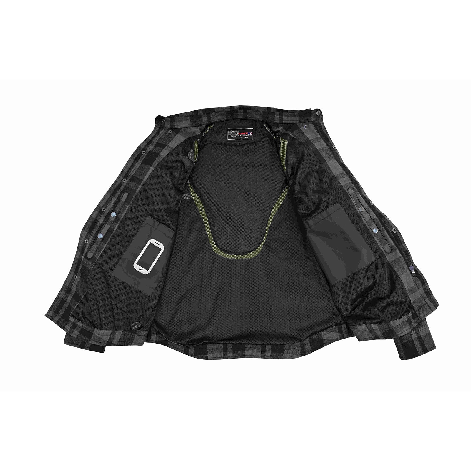 Men Eagle Embossed Classic Black Leather Motorcycle Jacket – Vance