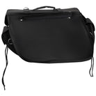 Big Motorcycle Zip Off and Throw Over Saddlebags With Outside Pockets - Back View