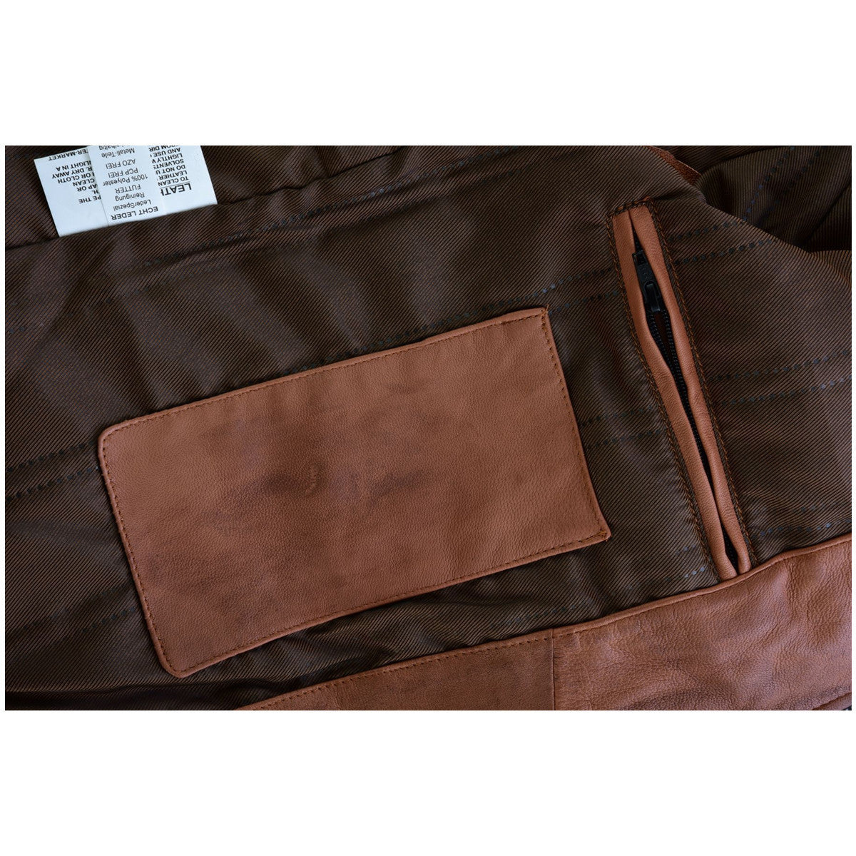 High Mileage Men's Cruiser Leather Motorcycle Jacket - TM – Vance