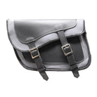 Vance VS205GB Slanted Black and Grey Concealed Carry Braided Motorcycle Saddlebags