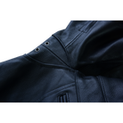 Mens VL531 Premium Racer Leather Commuter Motorcycle Jacket - under arm closeup