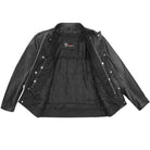 VL510-Vance-Leathers-Mens-Top-Performer Motorcycle-Leather-Jacket-Double-Conceal-Carry-Pockets-detail 2