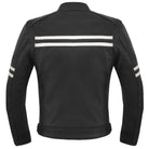 High Mileage HMM537 Mens Dual Conceal Carry Vented Sport Style Cowhide Leather Biker Motorcycle Riding Jacket - back
