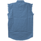 Vance-VB701-Mens-Biker-Motorcycle-Light-Blue-Sleeveless-Shirt-back-view