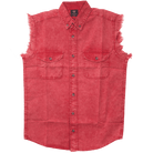 Vance-VB734-Mens-Biker-Motorcycle-Red-Acid-Wash-Cut-Off-Sleeveless-Shirt-main
