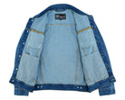 Vance-VB510BL-Mens-Blue-Heavy-Duty-Denim-Button-Front-Motorcycle-Jacket-front-open-view