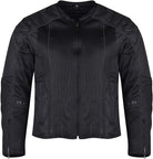 Vance-VL1627B-Mens-Black-Advanced-3-Season-Mesh-Textile-CE-Armor-Motorcycle-Jacket-front-view