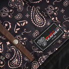 Vance VL914BrP Men's Two-Tone Brown & Black Leather Motorcycle Riding Club Vest with Paisley Liner & CCW Pockets - detail pic 6