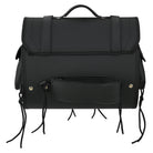 Vance Premium PVC Motorcycle Tail Bag | Durable Travel Storage Roll Bag with Quick-Release Straps & Side Pockets - Back View