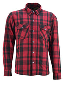 mens-armored-motorcycle-flannel-shirt-multiple-pockets-ce-level-2-armor-reinforced-by-kevlar-by-dupont-water-resistant-red-front