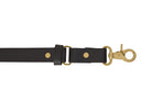 Men’s Premium Leather Y-Back Suspenders, Heavy-Duty Adjustable Braces w/ Brass Swivel Snap Hooks for Jeans & Trousers