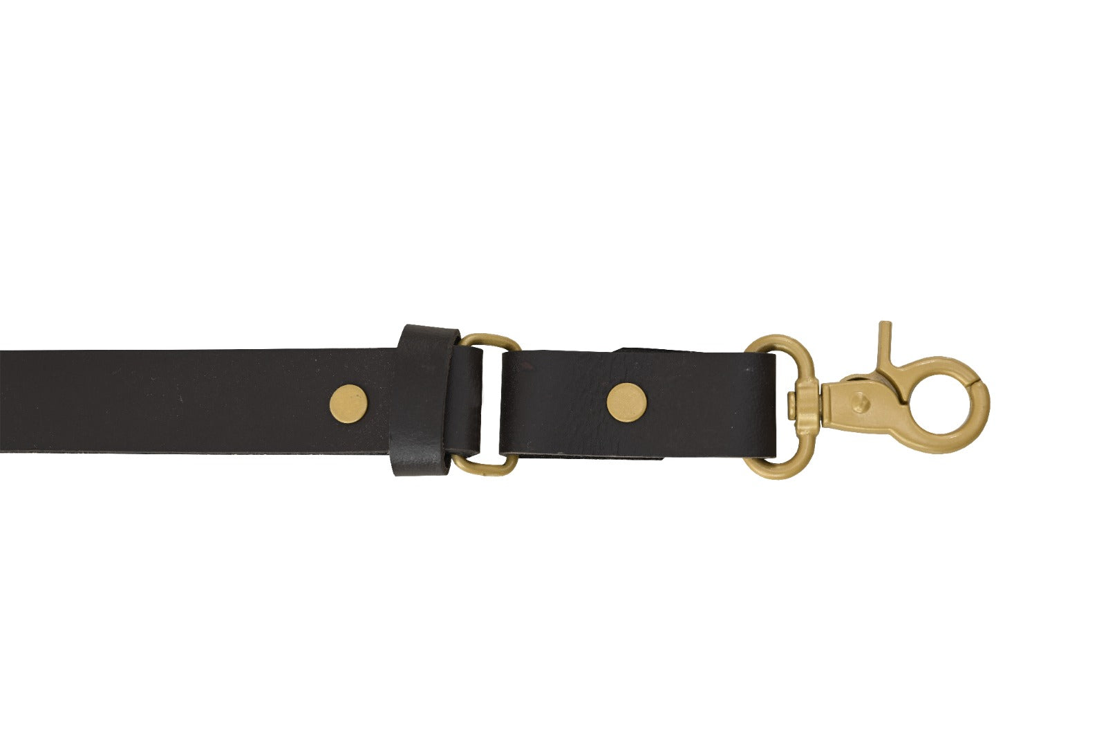 Men’s Premium Leather Y-Back Suspenders, Heavy-Duty Adjustable Braces w/ Brass Swivel Snap Hooks for Jeans & Trousers