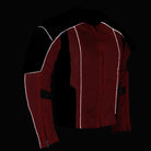 Vance-VL1627RB-Mens-Red-Black-Advanced-3-Season-Mesh-Textile CE-Armor-Motorcycle-Jacket-night-view