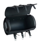 Vance Premium PVC Motorcycle Tail Bag | Durable Travel Storage Bag with Quick-Release Straps & Side Pockets - Inside